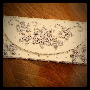 Florel embroidered evening bag